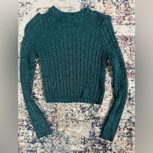 H&M girls Ribbed Crew Neck Sweater